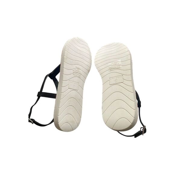 Sun + Stone Kristi Black T Strap Sandals Womens Size 5.5M NEW WITH BOX - Picture 6 of 7